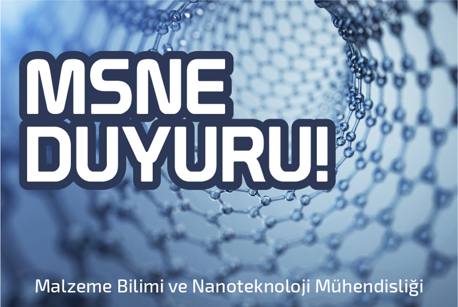 Malzeme Bilimi ve Nanoteknoloji Mühendisliği 2024-2025 Bahar Bütünleme Tablosu